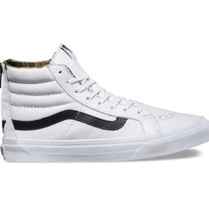 Vans Shoes - Vans Sk-8 Hi with Zips and Leopard Interior Vans Shoes - Vans Sk-8 Hi with Zips and Leopard Interior